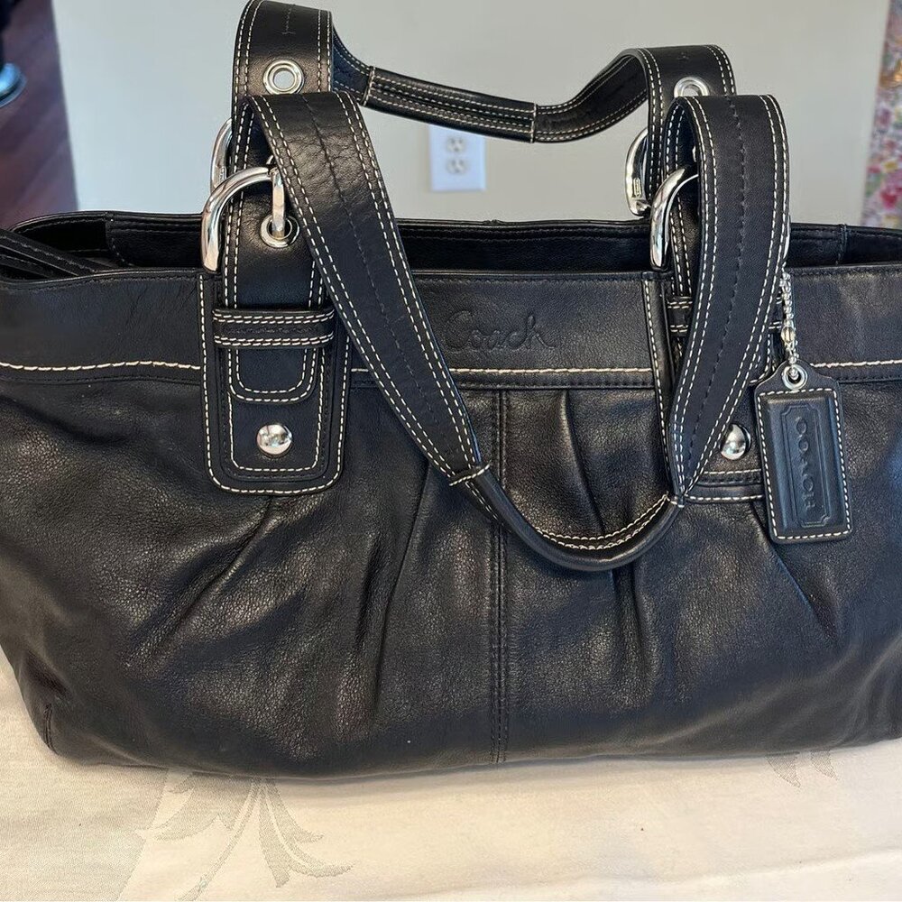 Coach Soho Pleated Leather Handbag